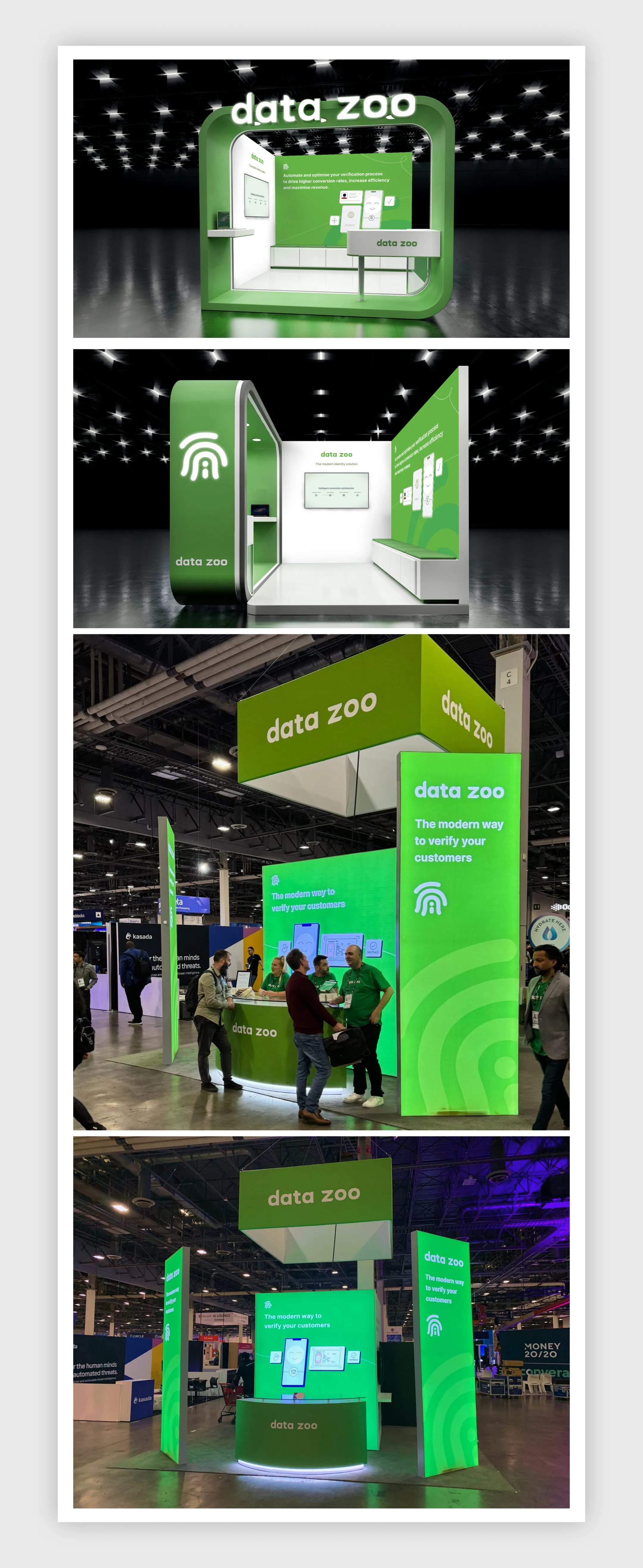 Data Zoo conference exhibition booth